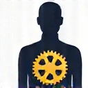 Ikona człowieka z trybikiem symbolizująca spersonalizowane podejście